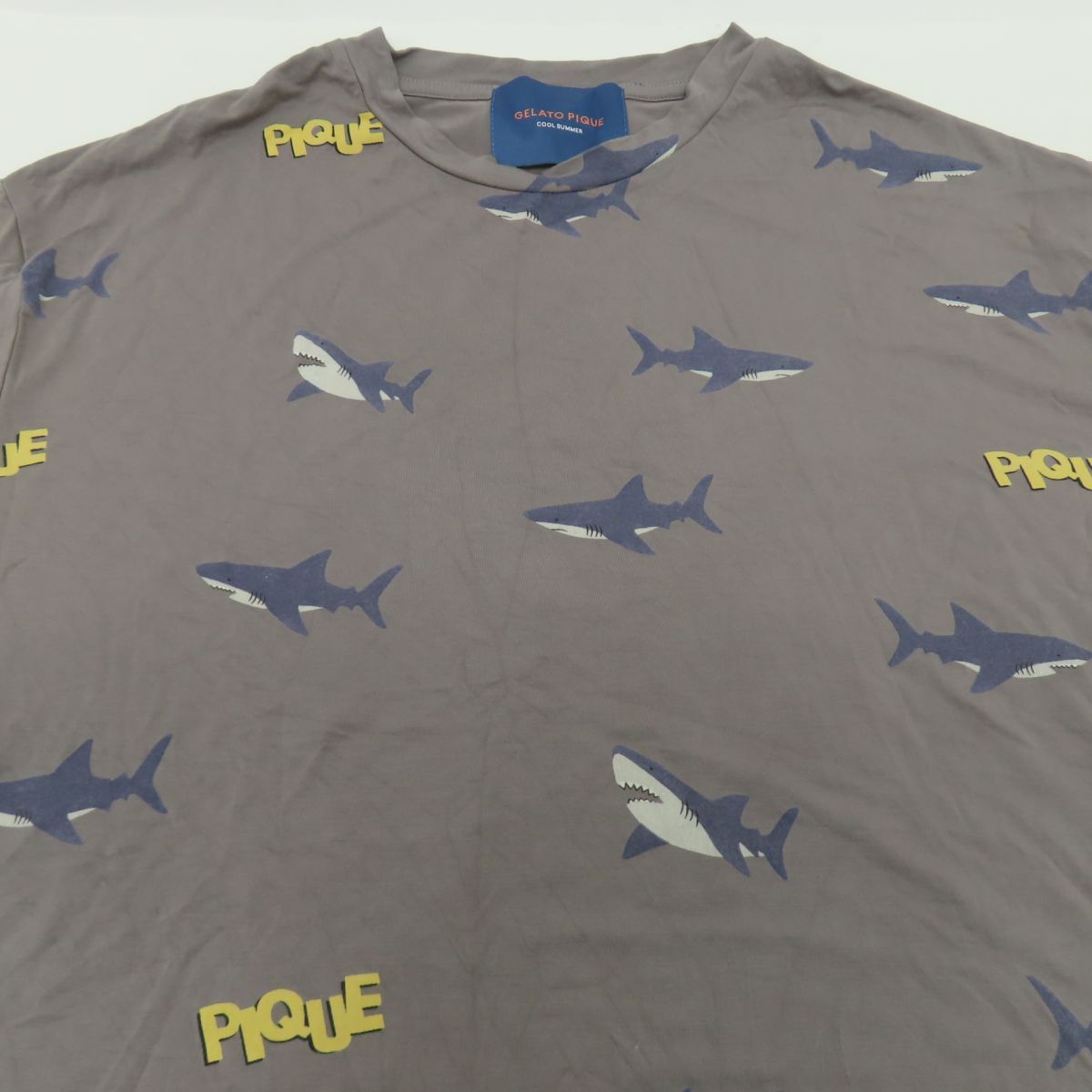 GELATO PIQUE HOMME ジェラートピケ Cool サメ シャーク Tシャツ
