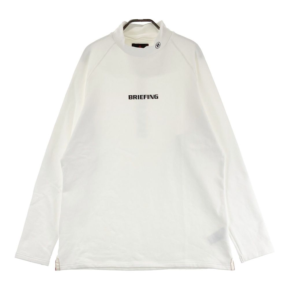 サイズ XL BRIEFING GOLF ブリーフィング 2025年モデル 裏起毛ハイネック 長袖Tシャツ ホワイト系 240101510673 ゴルフウェア メンズ ストスト