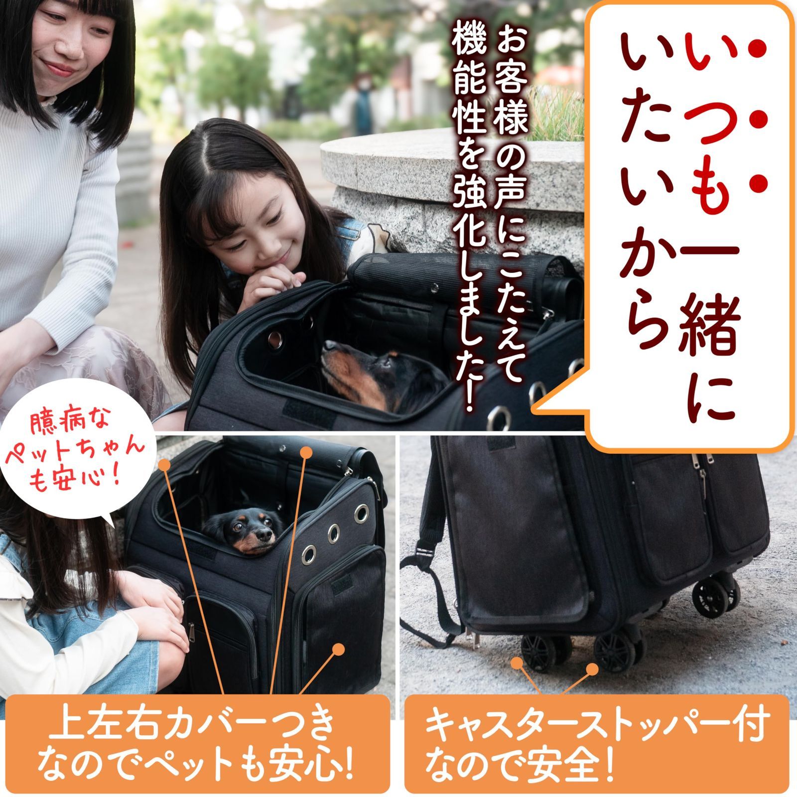 おでかけペットキャリー 防災