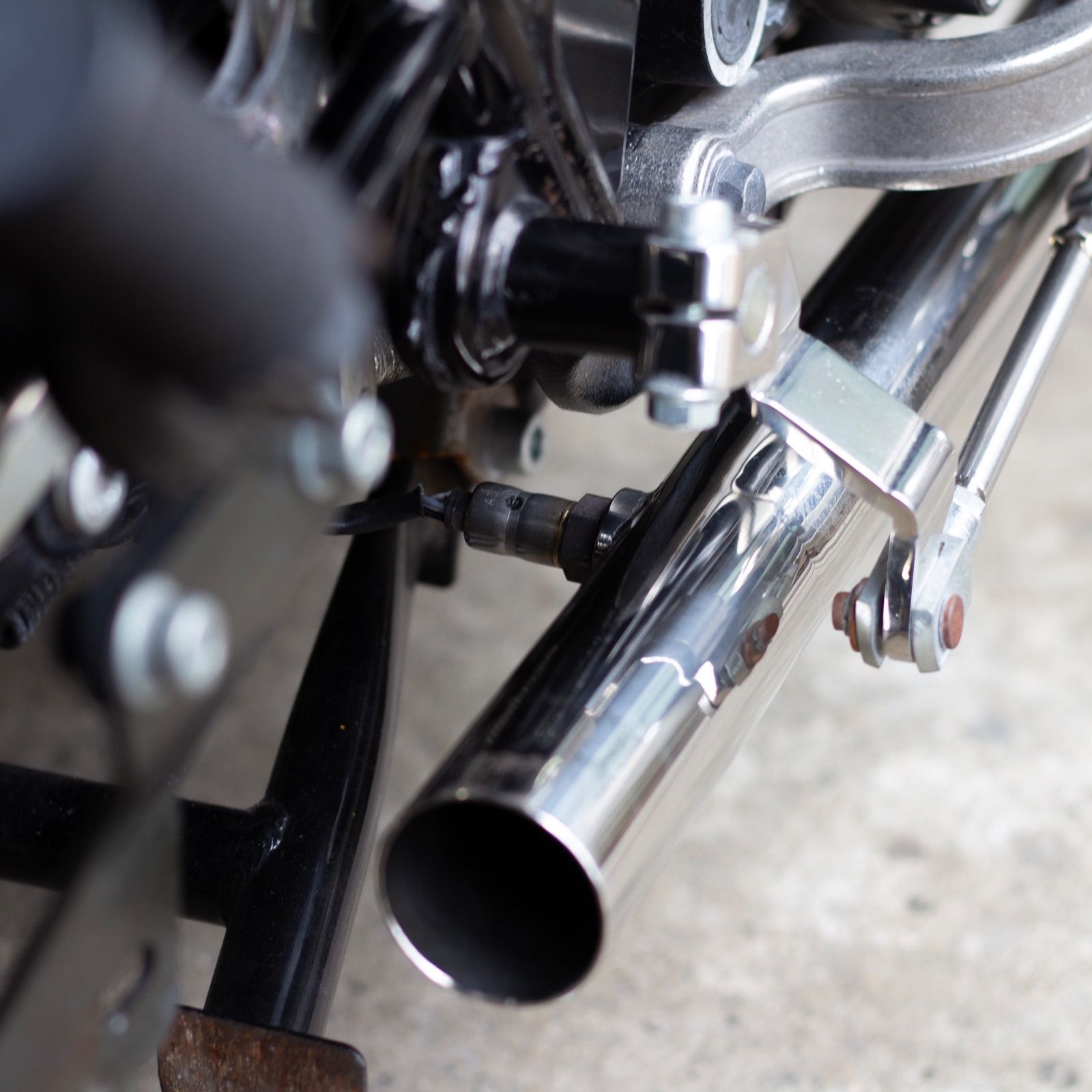 W800用 ('11-'16) STDメガホン ミドル 新型フルエキ LOW MOTOR ROCK