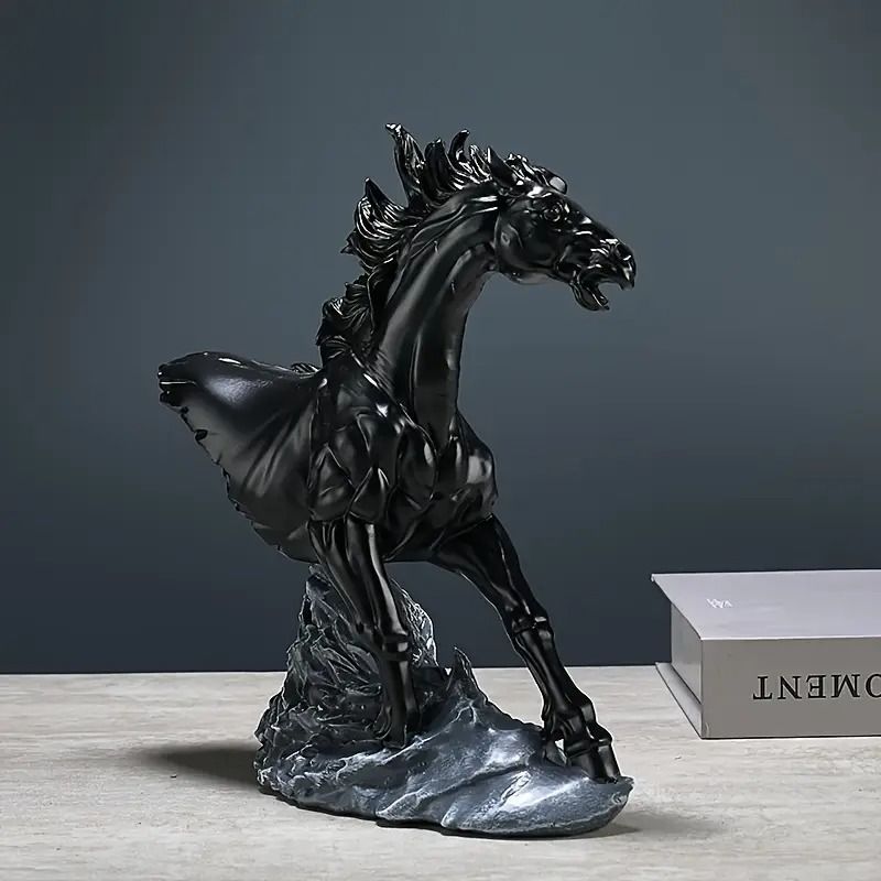 樹脂製の馬の彫刻 インテリア雑貨 インテリア置物 インテリア 雑貨