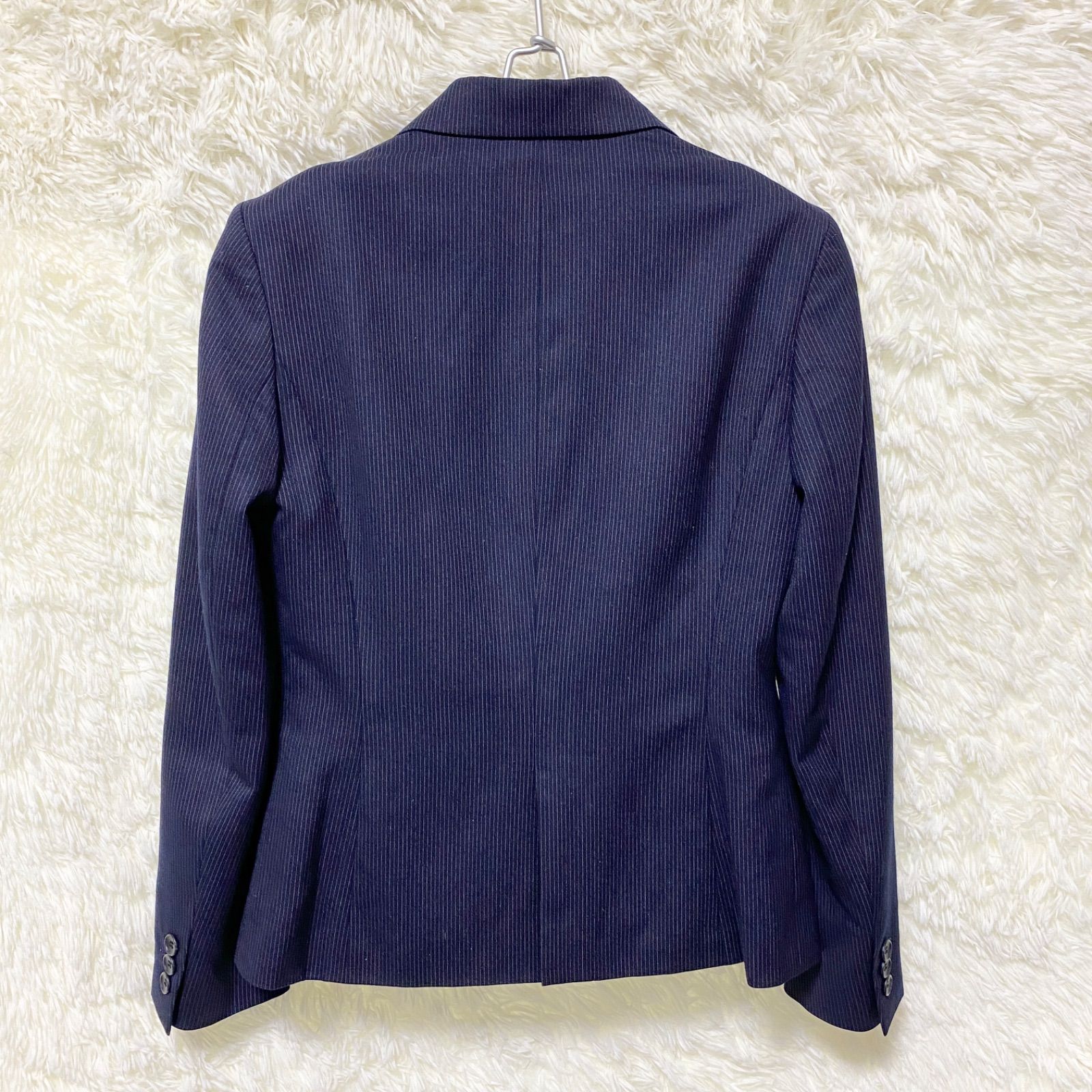 THE SUIT COMPANY She】ザスーツカンパニーシー セットアップ ネイビー 