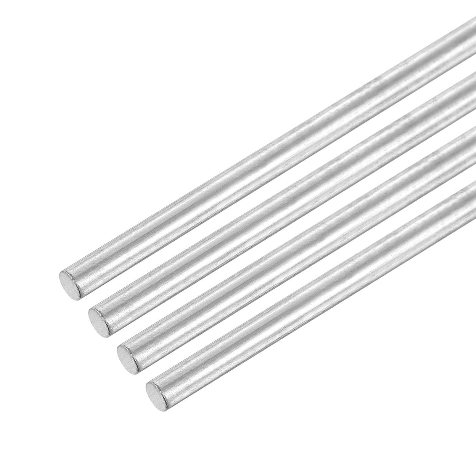 uxcell 304ステンレス鋼丸棒 3 mm x 120mm ステンレス鋼ロッド 