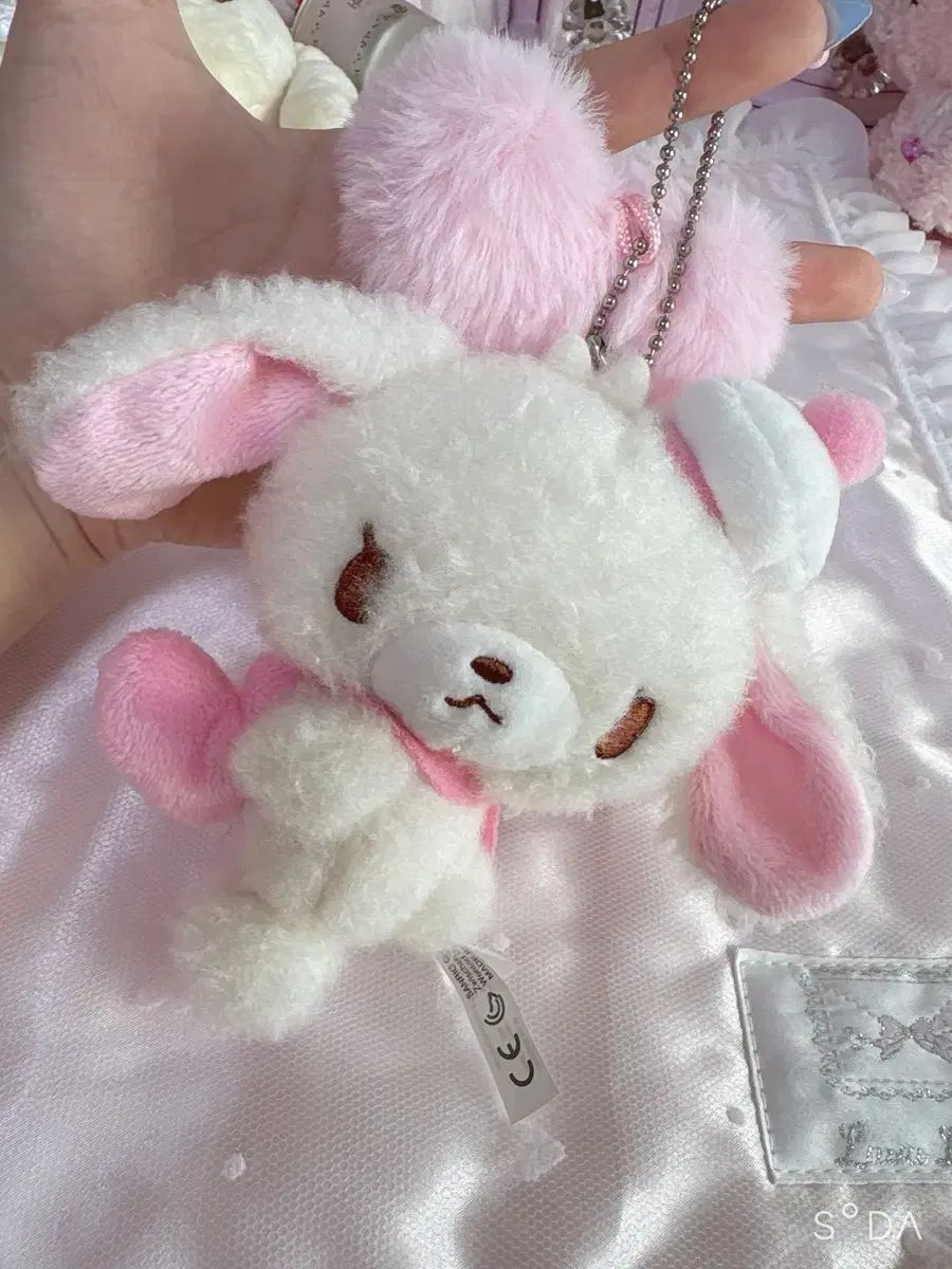 シュガーバニーズ しろうさ くろうさ マスコットホルダー 平成うまれ　ぬいぐるみ シュガーバニーズ 平成生まれキャラクター マスコットホルダー しろう