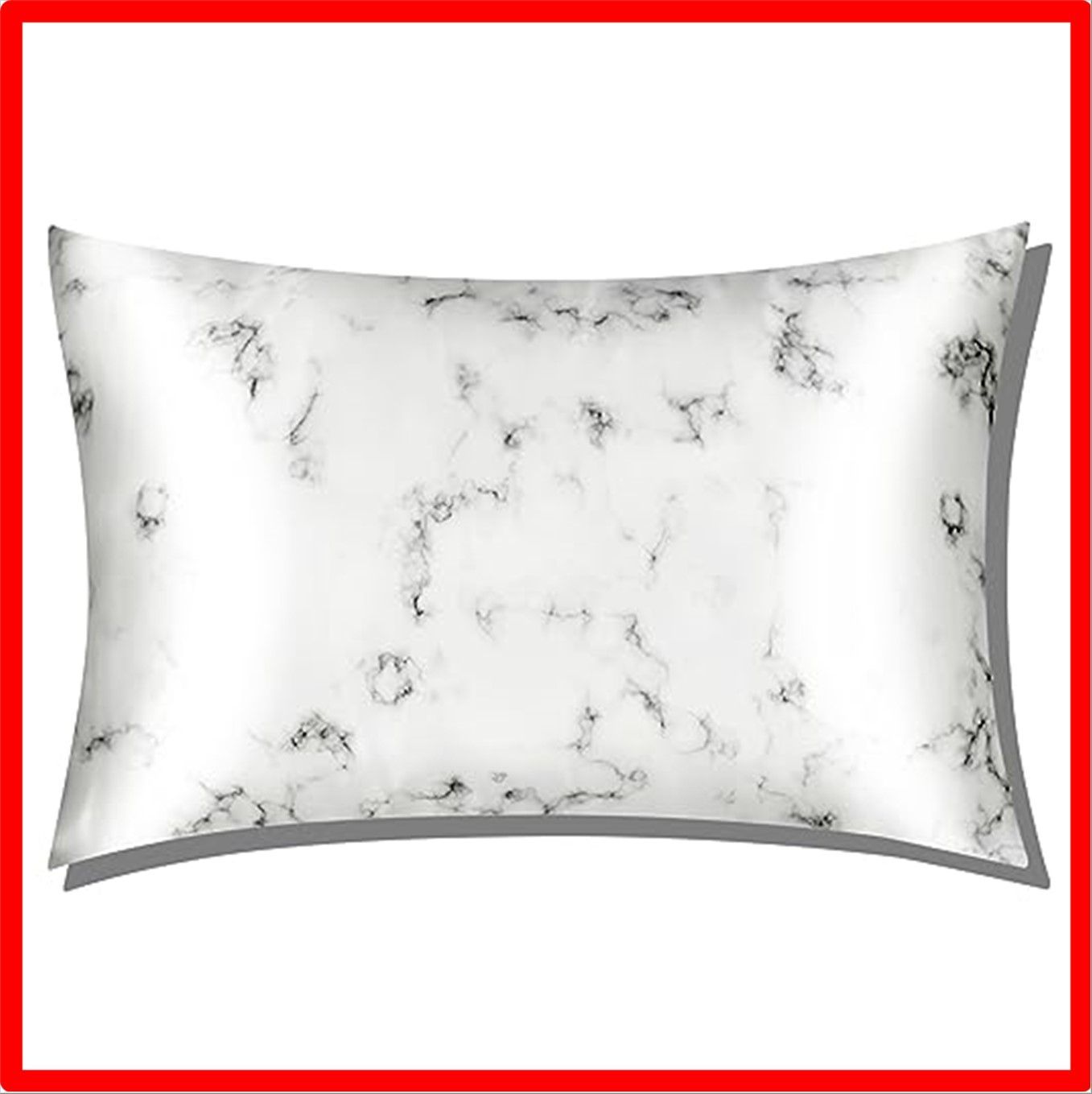 【匿名配送】マーブル柄_B-43×63cm Utukky シルク枕カバー【TVで紹介】まくらカバー 片面シルク 43×63cm 封筒式枕カバー シルクピローケー