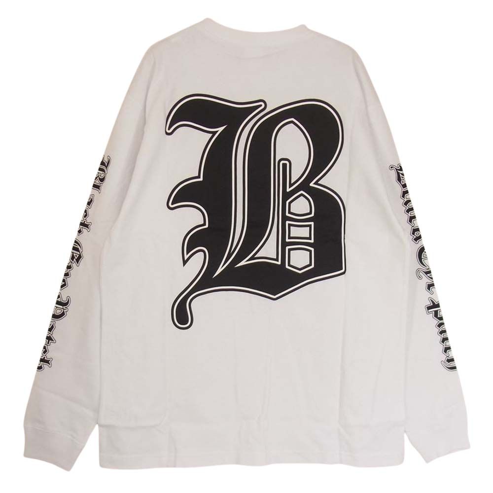 THE BLACK EYE PATCH ブラックアイパッチ 22SS ALL CITY BLACKLETTER L/S TEE 長袖Tシャツ ロンT カットソー ブラック XL