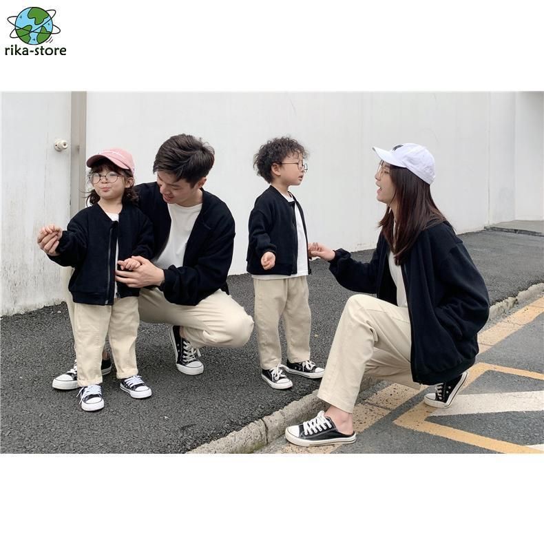 長袖パーカー春秋家族揃い親子ペアルックパパママキッズ親子服カップル　カジュアルスウェット親子セット部屋着 親子 ペアルック パーカー春秋 家族揃い パパ ママ キッズ 長袖