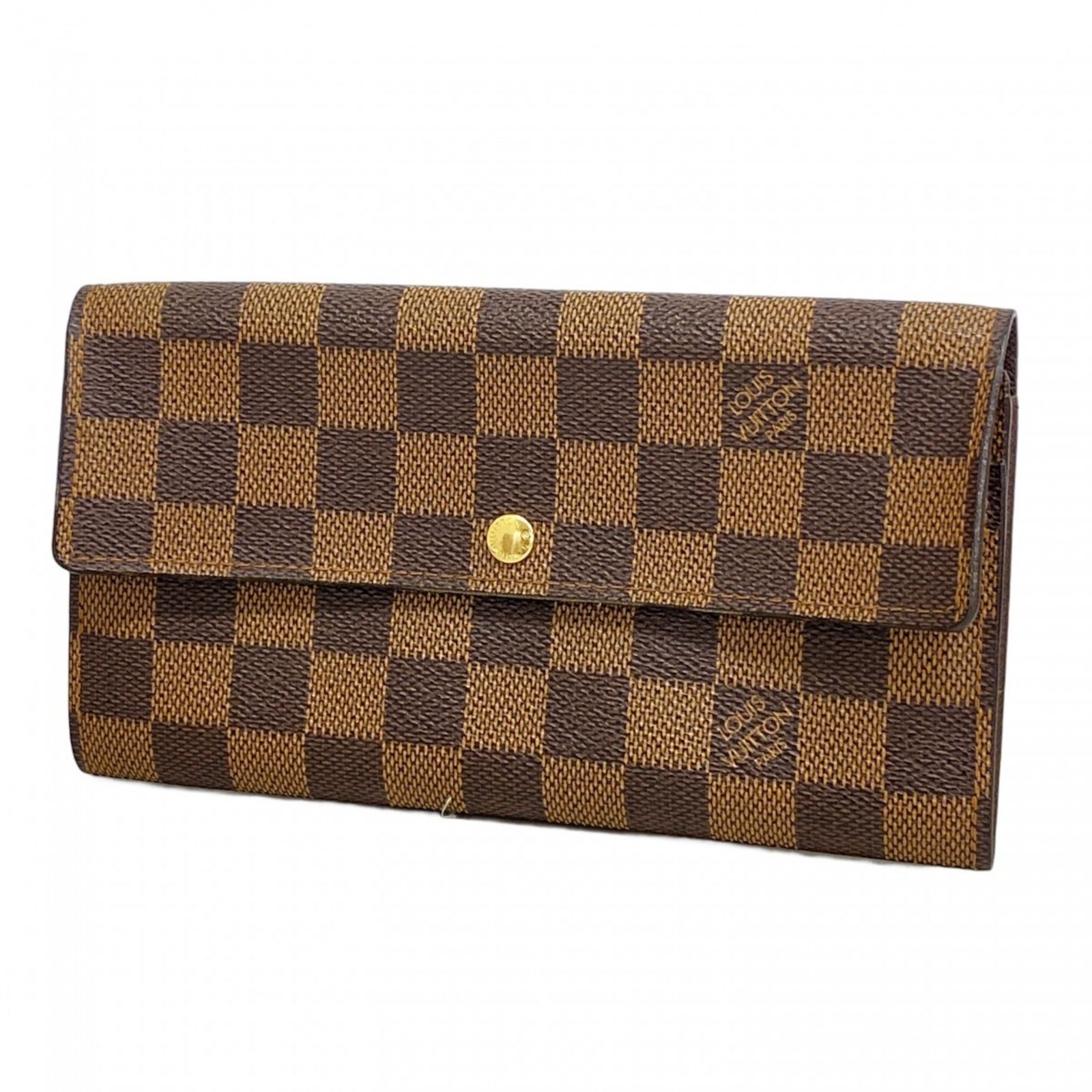 ルイヴィトン 長財布 N61728 ポルトモネジップ ダミエキャンバス エベヌ ルイヴィトン LOUIS VUITTON ポルトモネジップ N61728