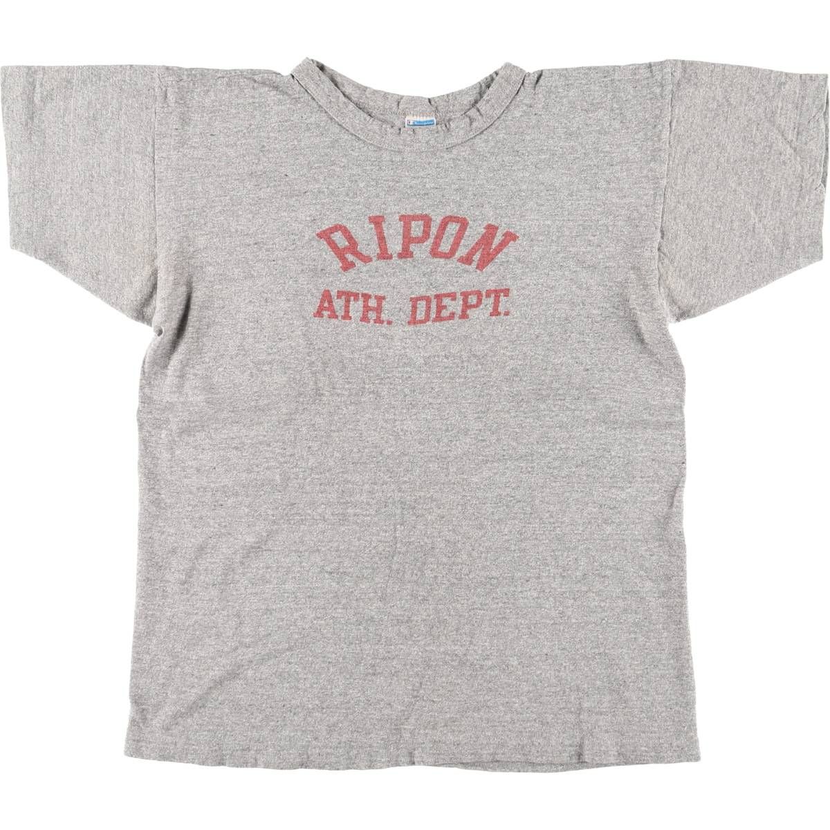 古着 70年代 チャンピオン Champion バータグ 88|12 ハチハチワンツーボディー 霜降り カレッジTシャツ メンズL相当|eaa548135