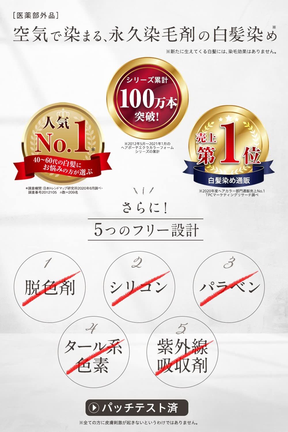 ヘアボーテ エクラ ボタニカル エアカラーフォーム ダーク ボタニカル