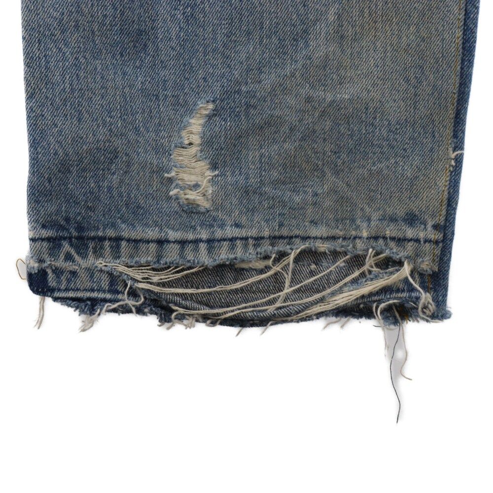 READY MADE (レディメイド) 22SS VINTAGE 501 DENIM ダメージ加工リメイクデニムパンツ インディゴ  RE-CO-BL-00-00-191 - メルカリ