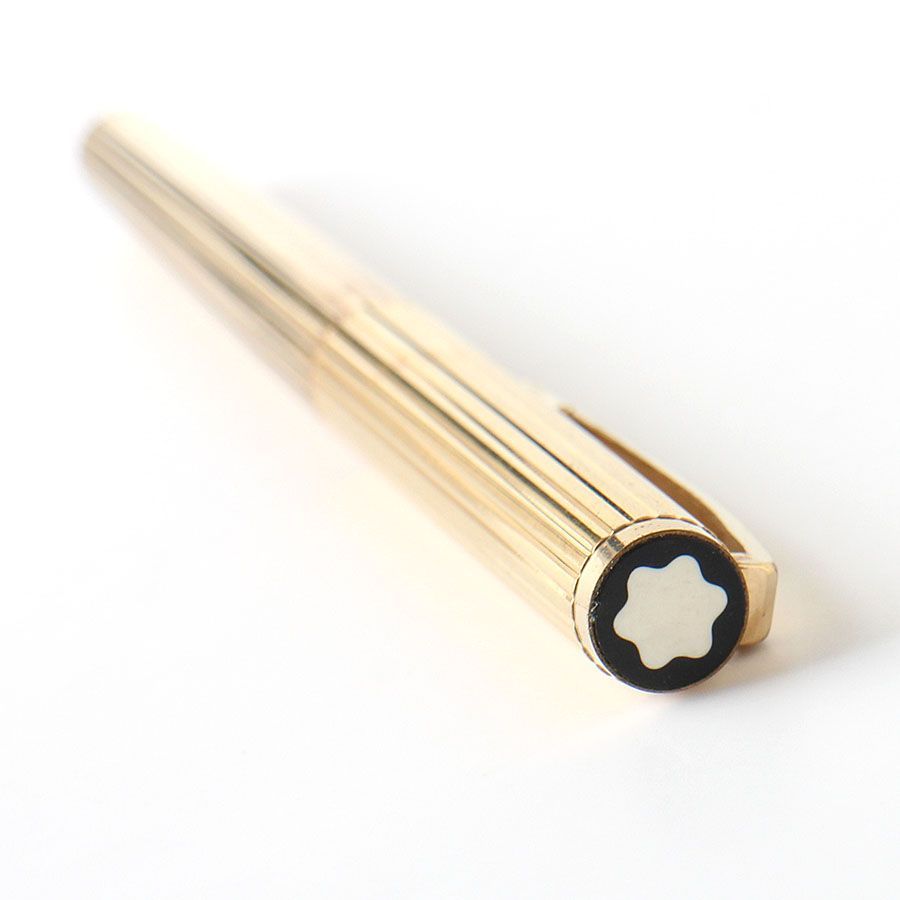 MONT BLANC モンブラン 万年筆 585 ゴールドカラー GERMANY MontBlanc/モンブラン 万年筆 ペン先 585 ゴールドカラー 筆記