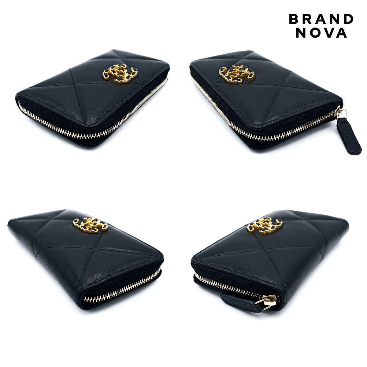 CHANEL シャネル 19 ミディアム ジップウォレット ココマーク CHANEL シャネル 19 ミディアム ジップウォレット ココマーク