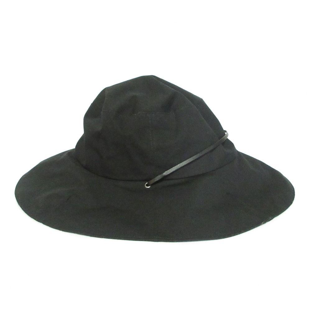 23SS KIJIMA TAKAYUKI キジマタカユキ CORDURA SAFARI HAT コットンナイロン サファリハット 帽子 EW-010A F ブラック レディース 古着