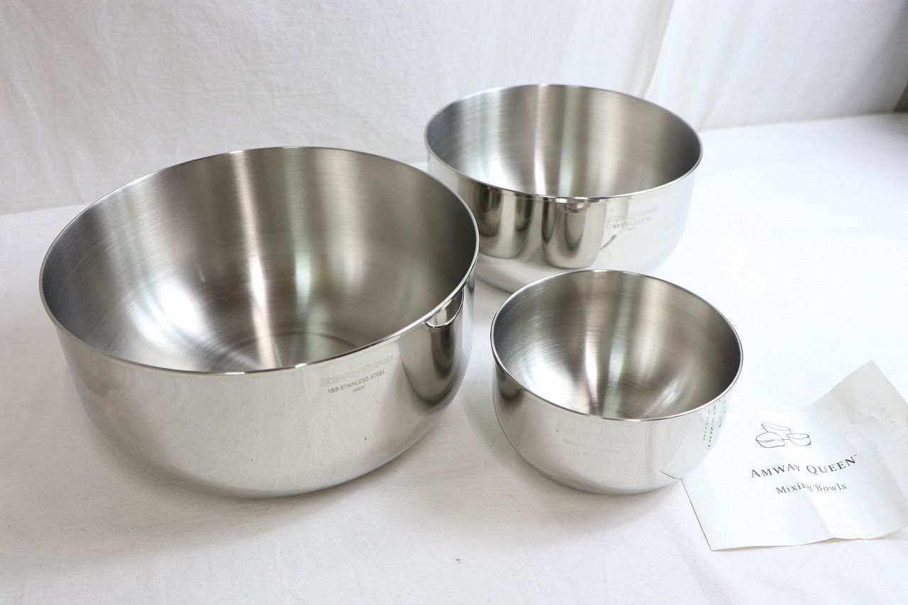 ●AMWAY QUEEN Mixing Bowls アムウェイ クイーン 調理器具 ミキシングボウル