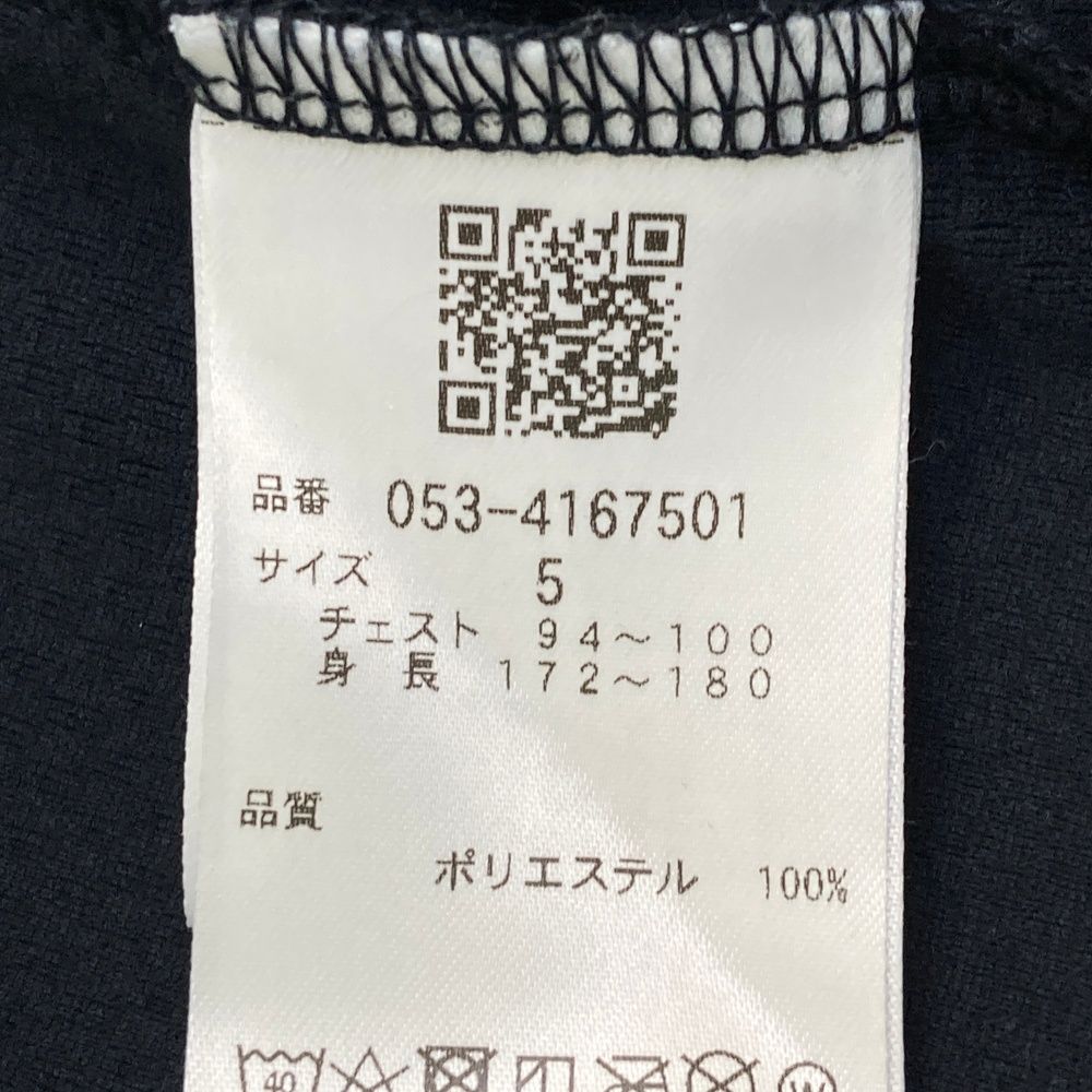 サイズ 5 PEARLY GATES パーリーゲイツ モデル ハイネック 半袖Tシャツ ネイビー系 240101527977 ゴルフウェア メンズ ストスト LLC-HASEGAWATOSO_COM