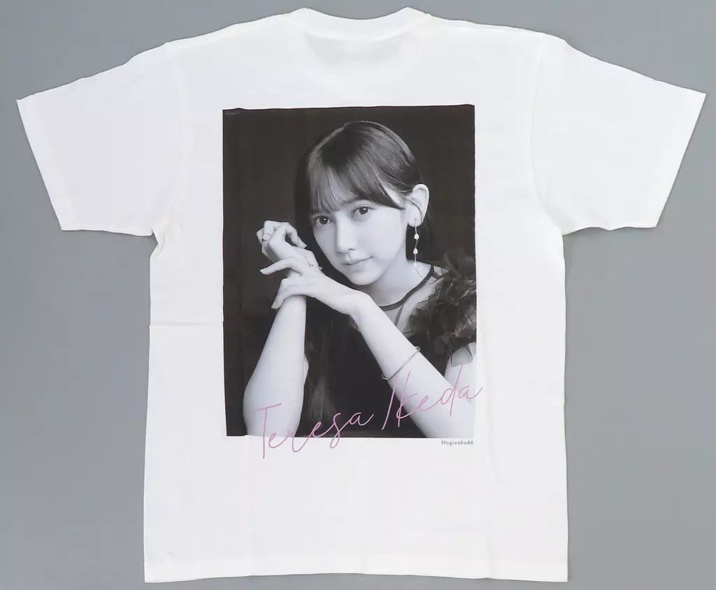中古】Tシャツ 池田瑛紗 フォトTシャツ ホワイト Lサイズ 「NOGI A/W