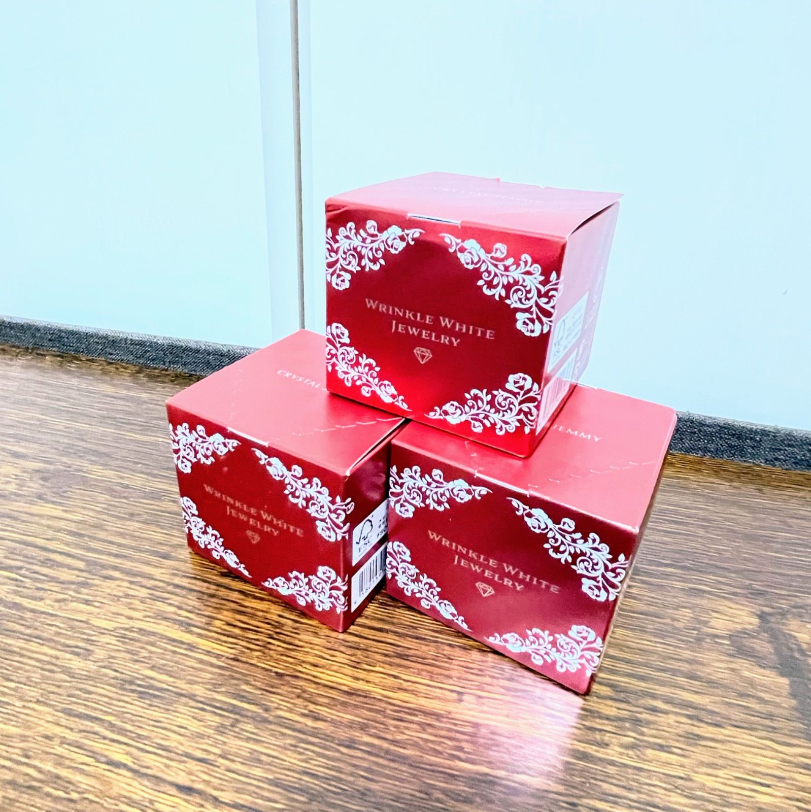 チェンジ カオリホワイト リンクルモイスチャージュエリーW 50g 3個