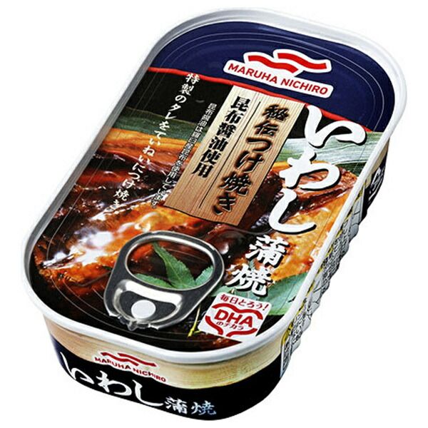 マルハニチロ 秘伝いわし蒲焼 100g×30個入× 2ケース ｜ 缶詰 イワシ 鰯 いわし缶