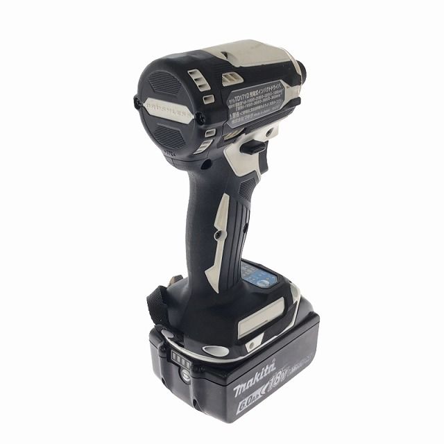 ☆中古美品☆ makita マキタ 18V 充電式インパクトドライバ TD171DRGXW 白/ホワイト バッテリー2個(18V 6.0Ah)充電器+パーツ+ケース  97145 - メルカリ