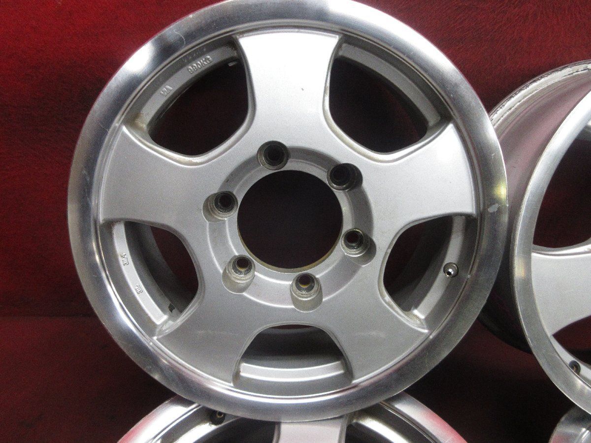 ホイール 4本 SILVER 15 6 J 6穴 PCD 139 7 33 ハブ径 110 ハイエース レジアスエース グランドハイエース等 51232 H L 3