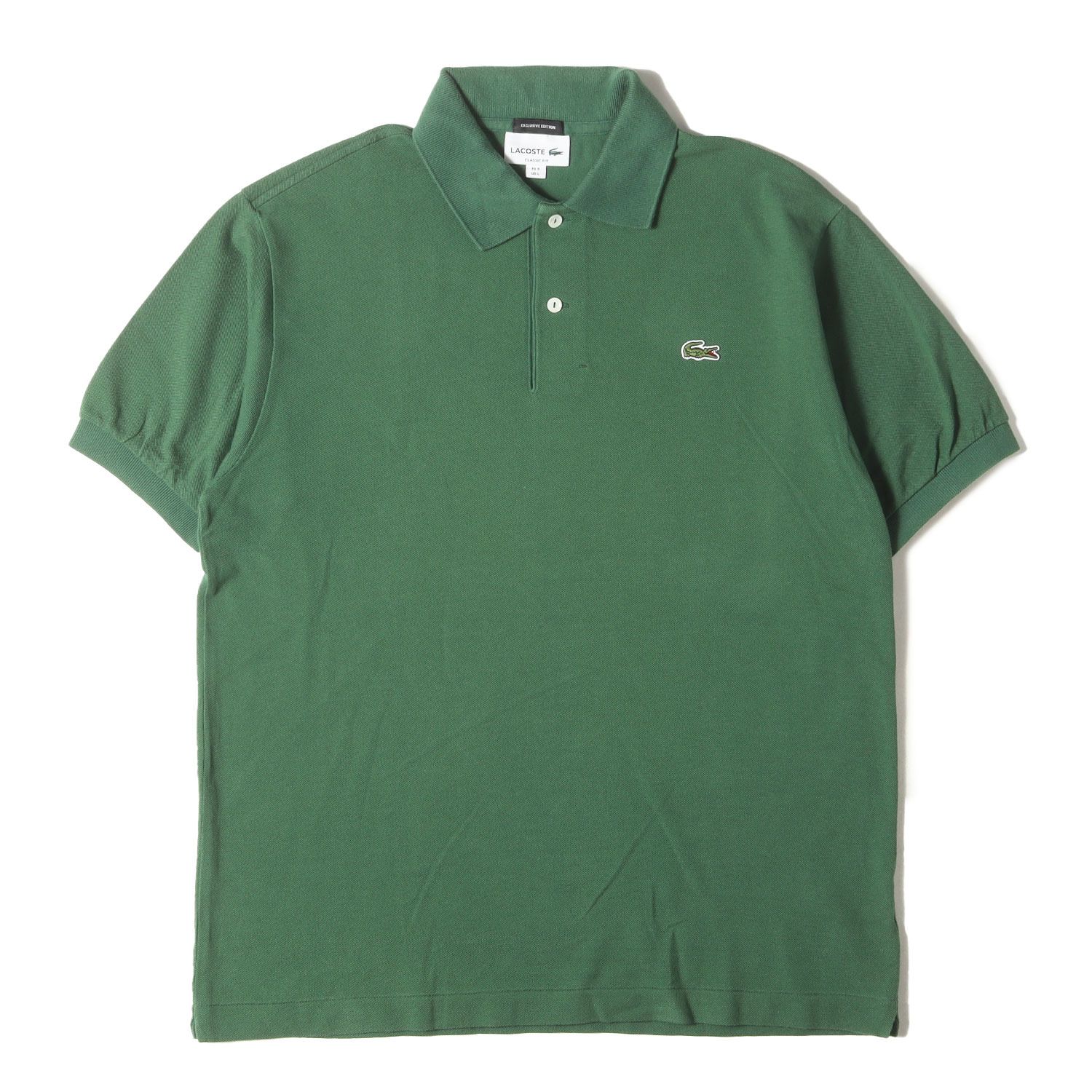 LACOSTE ラコステ ポロシャツ グリーン サイズ:US L | SHIPS 別注 ピケ 