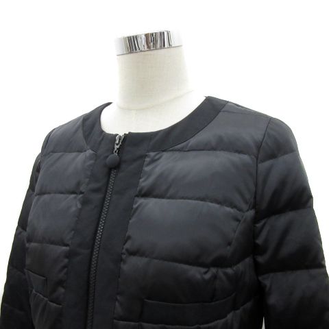 トゥービーシック TO BE CHIC ダウンコート ノーカラーコート