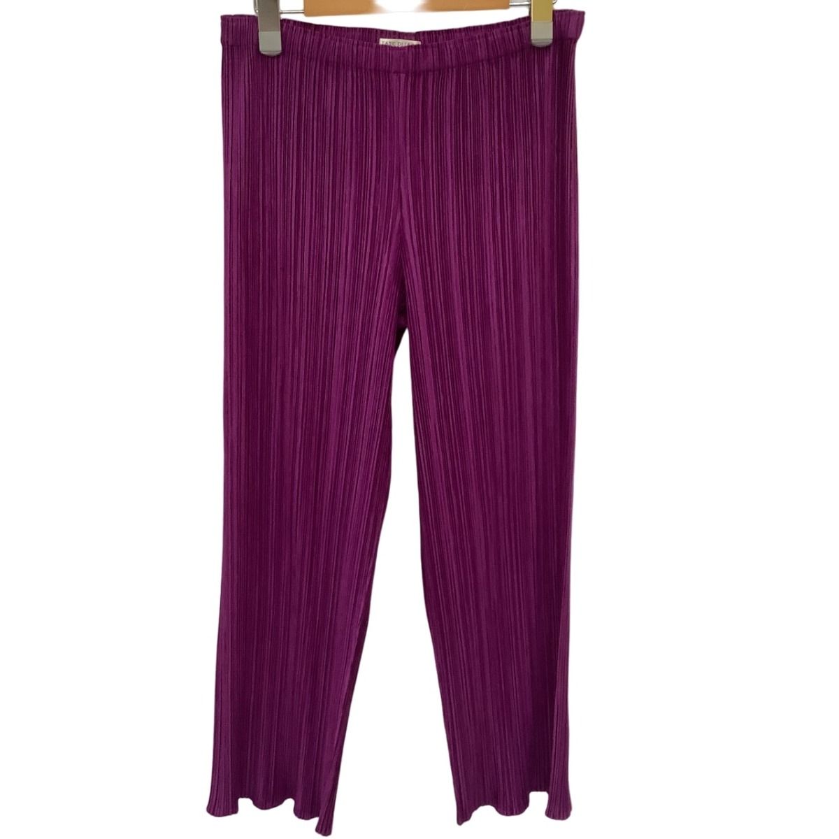 美品✨ PLEATS PLEASE イッセイミヤケ 綺麗な紫 サイズ3 L位 ♪♪ISSEY MIYAKE イッセイミヤケ PLEATS PLEASE パンツ SIZE 3