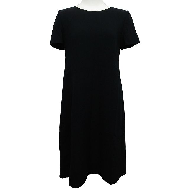 FOXEY ネイビー 半袖ワンピース 40 FOXEY NEW YORK フォクシー