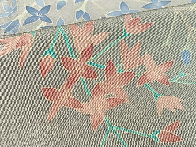 平和屋着物○本加賀友禅作家 佐藤克司 訪問着 春風 浜縮緬 反端付き