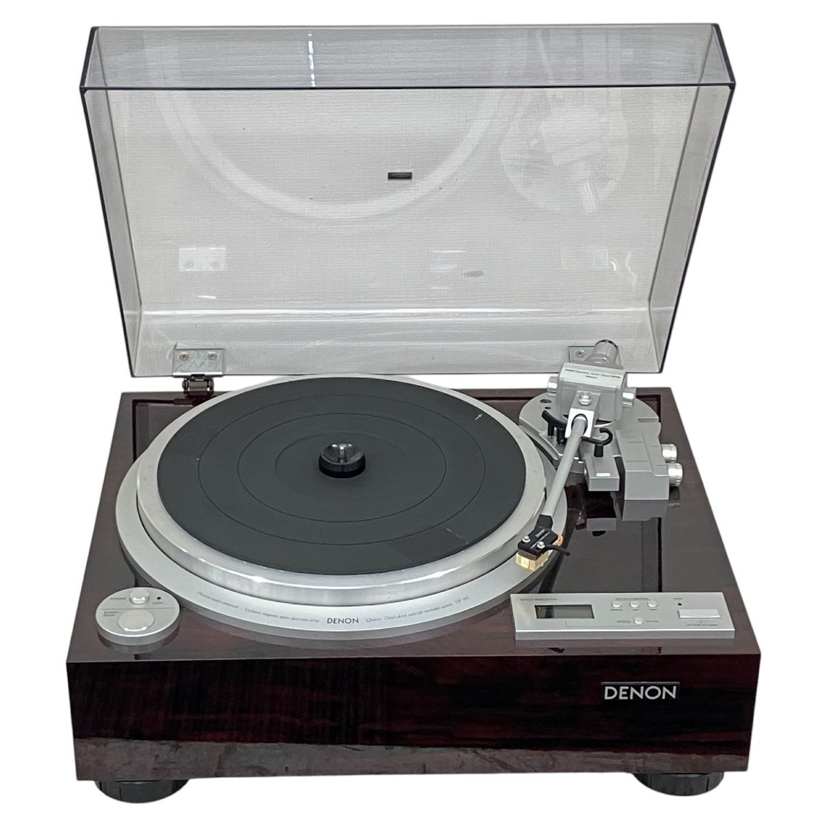 DENON デノン DP-59L | audio-technica AT33E 針付き オートリフト ターンテーブル レコードプレイヤー 音響機器 オーディオ 良好 K10449979