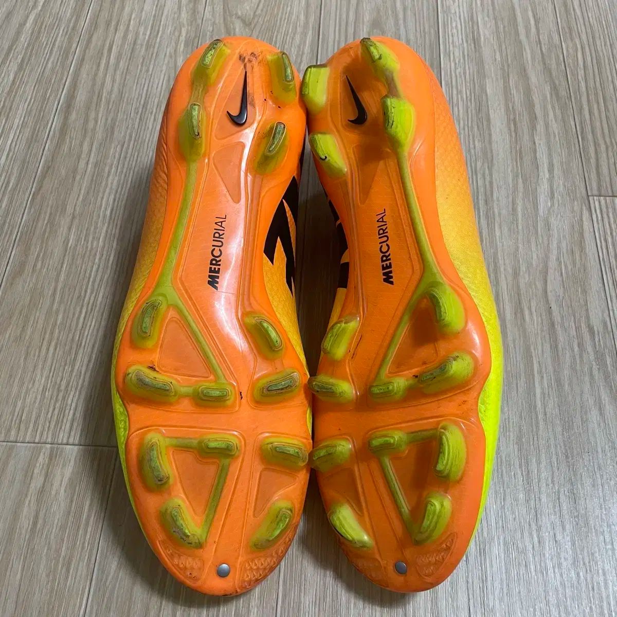 ナイキ マーキュリアル ヴェイパー Ⅸ HG-V ACC(イエロー×ライム)