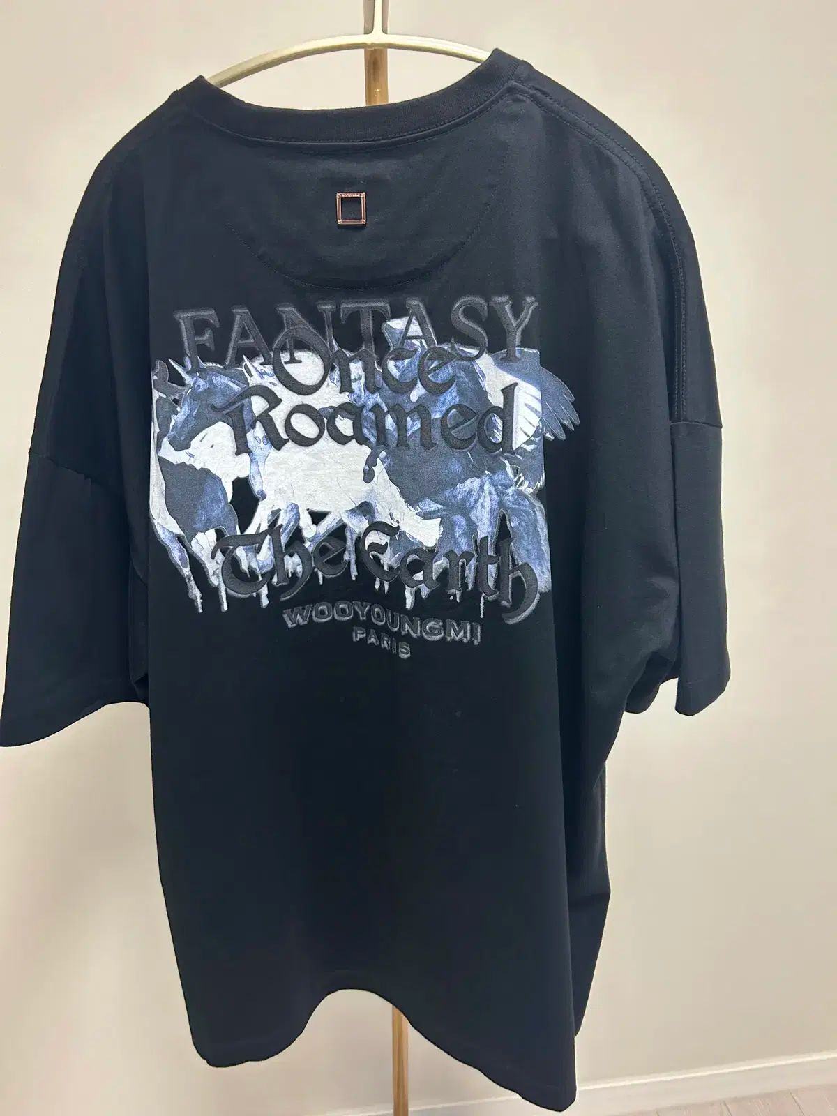 フルコンポーネント WOOYOUNGMI ウーヨンミ グラフィック バックロゴ Tシャツ 46