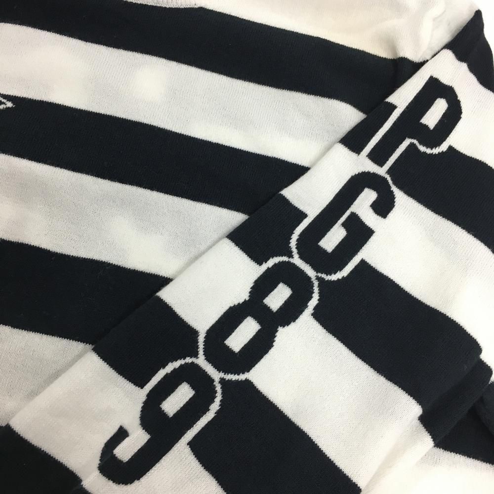 美品❗️マークアンドロナ　WM 長袖ニットセーター　Vネック　ボーダー　スカル 美品❗️マークアンドロナ WM 長袖ニットセーター Vネック