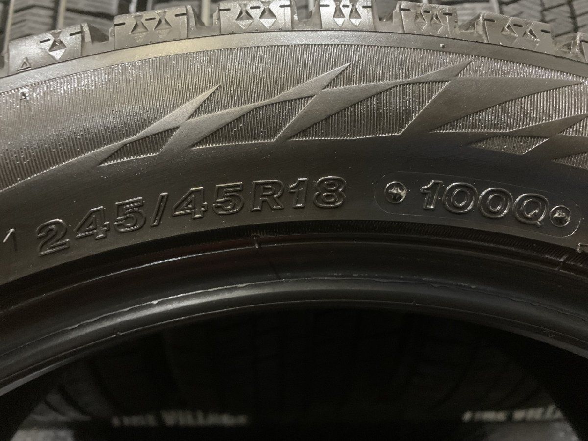 BS BLIZZAK VRX2 245/45R18 18インチ スタッドレス 4本 バリ溝 audi/A6 