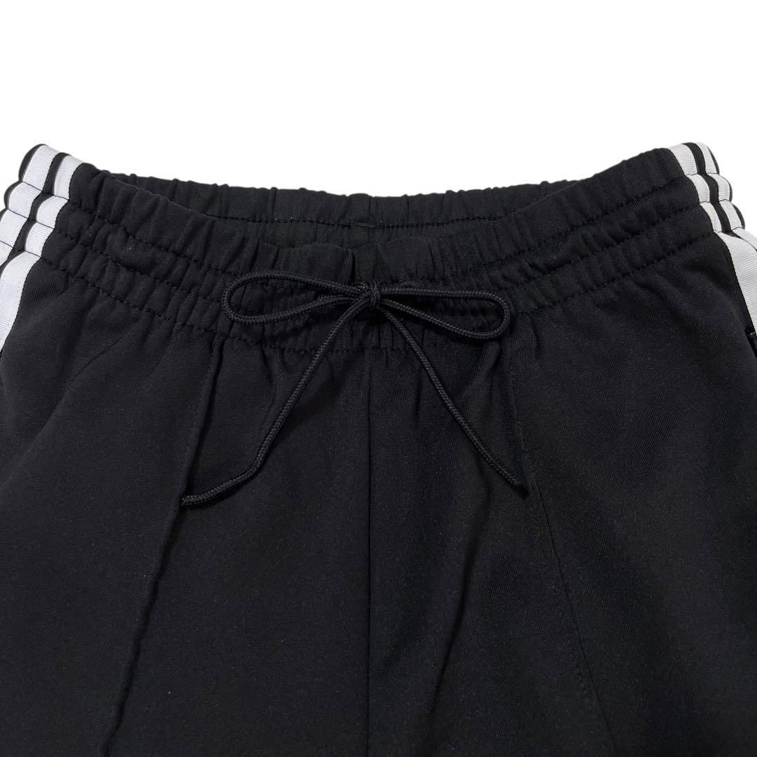 4829 adidas リラックスワイドレッグパンツ ブラック M - メルカリ 