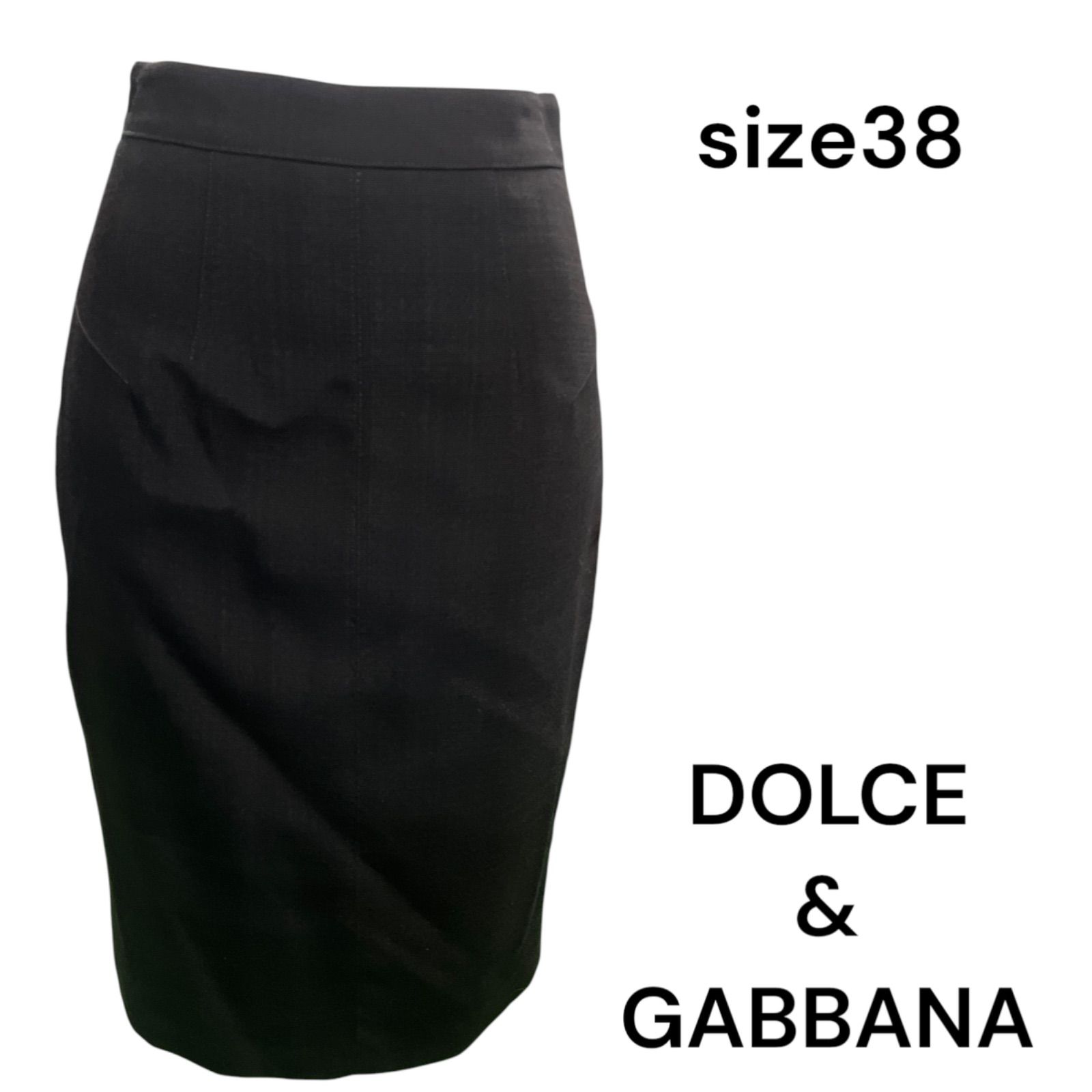 美品 ドルチェアンドガッバーナ DOLCE&GABBANA 美形 タイト スカート