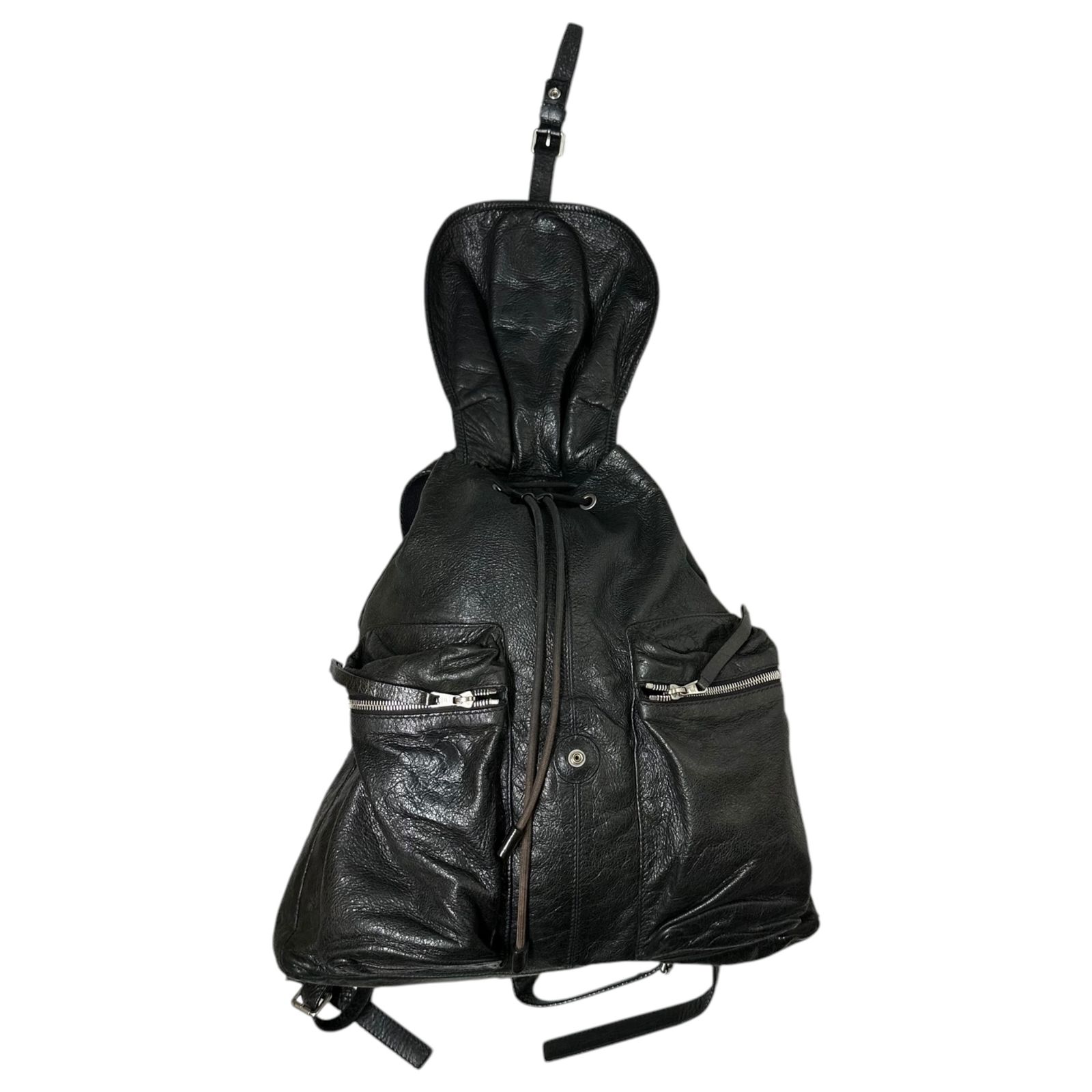 BALENCIAGA(バレンシアガ) W pocket lamb leather backpack W