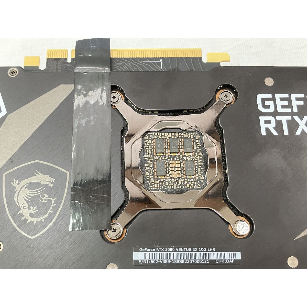 msi GeForce RTX3080 VENTUS 3X PLUS 10G LHR グラフィック