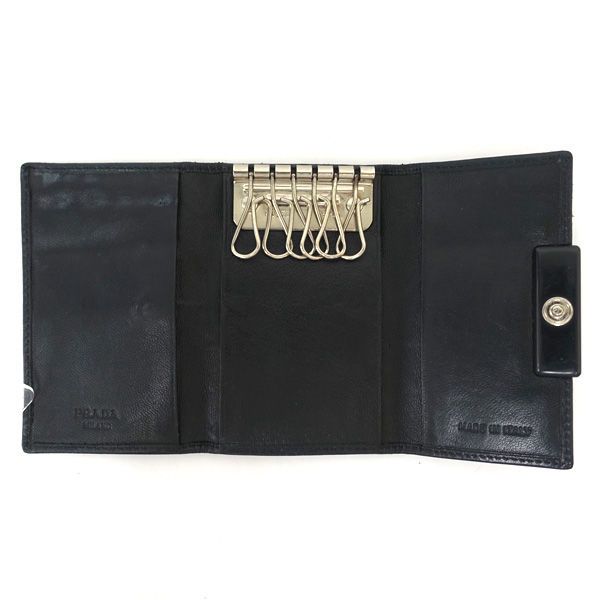PRADA / プラダ □6連キーケース レザー ブラック M222 【KEY/キー/鍵