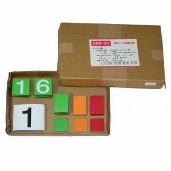 ユニット 緑十字カレンダ-の数字のみ 899-30