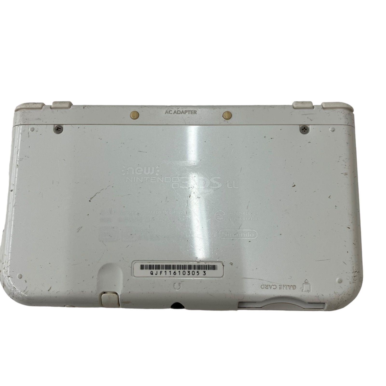 186000 new Nintendo 3DS LL (RED-001) パールホワイト - メルカリ