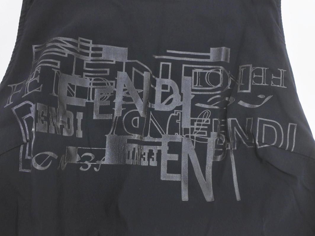 FENDI フェンディ ロゴ プリント ストレッチ ノースリーブ