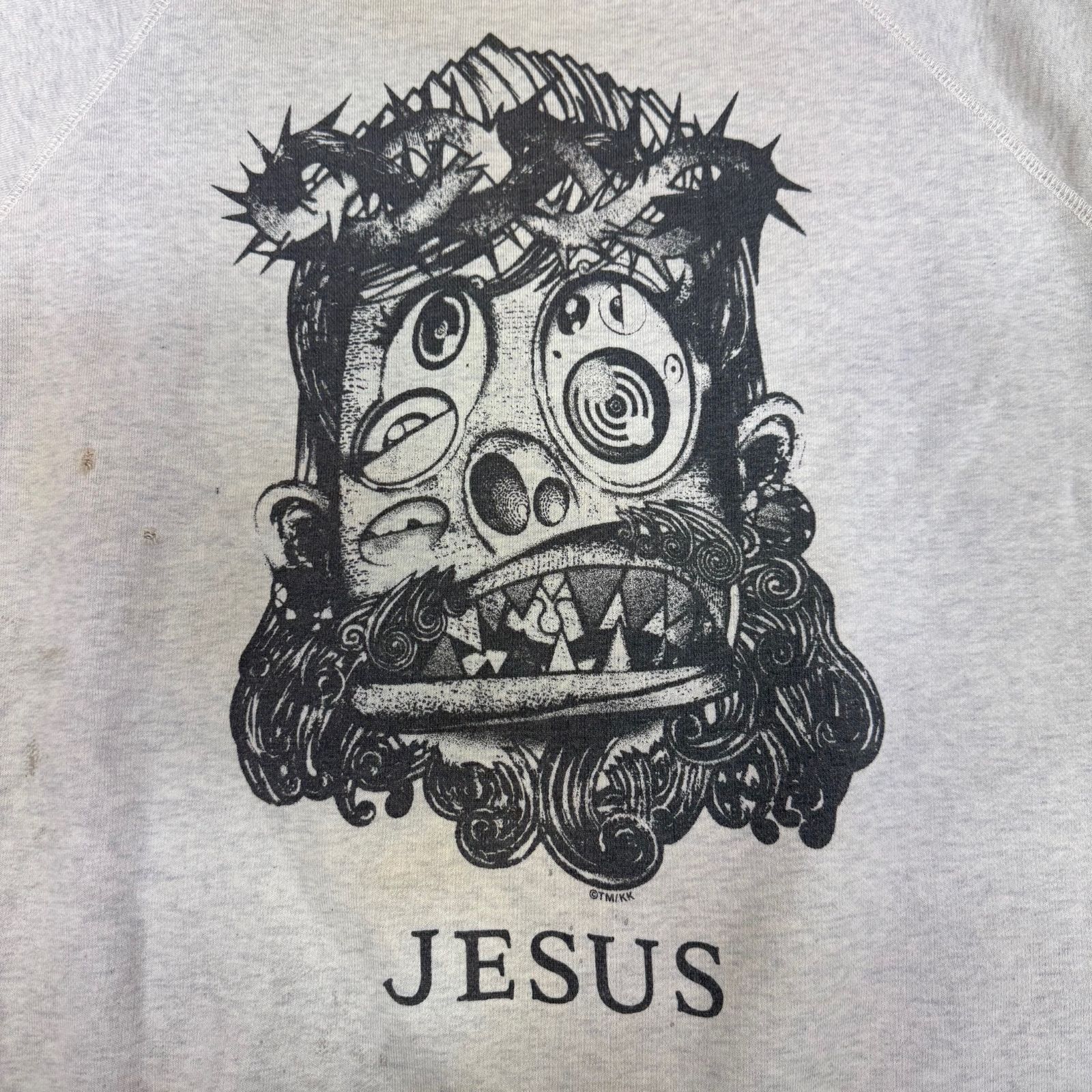 未使用品 SAINT MICHAEL × 村上隆 21AW JESUS CREWNECK SWEAT ジーザス 