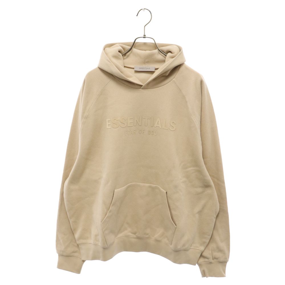 FOG Essentials (エフオージー エッセンシャルズ) Waffle Raglan Hoodie ワッフル ラグラン フーディー プルオーバーパーカー ベージュ