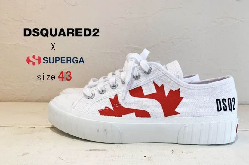 Dsquared2 x Superga ディースクエアードxスペルガ コラボ ローカット 