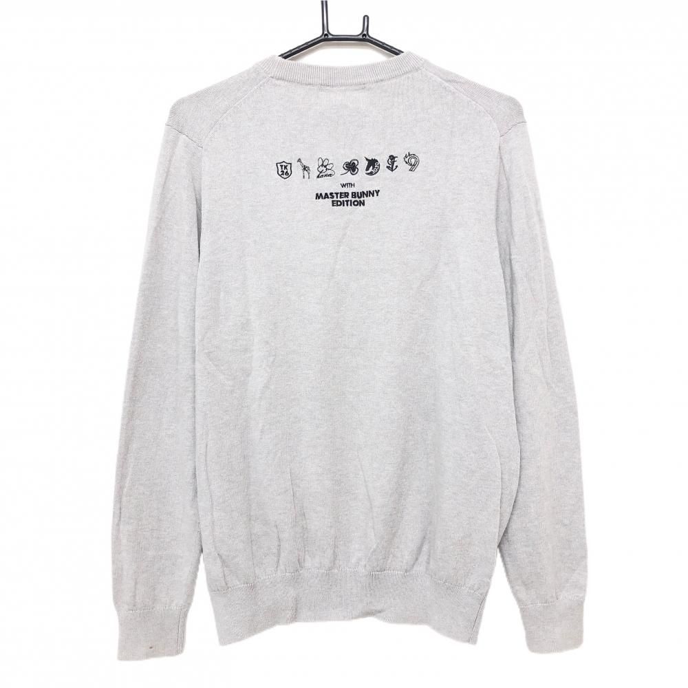 マスターバニーエディション メンズ カシミヤ セーター グレー 6