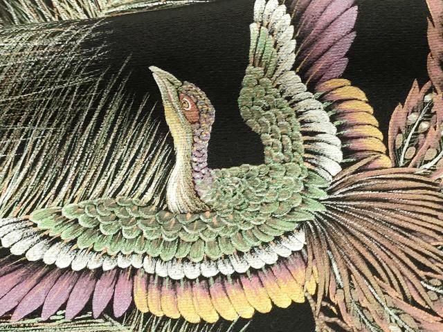 専用です　作家物☆落款入り☆美品☆正絹黒の着物単品 リサイクル着物 黒留袖 中古 正絹 仕立て上がり 五つ紋 比翼付き