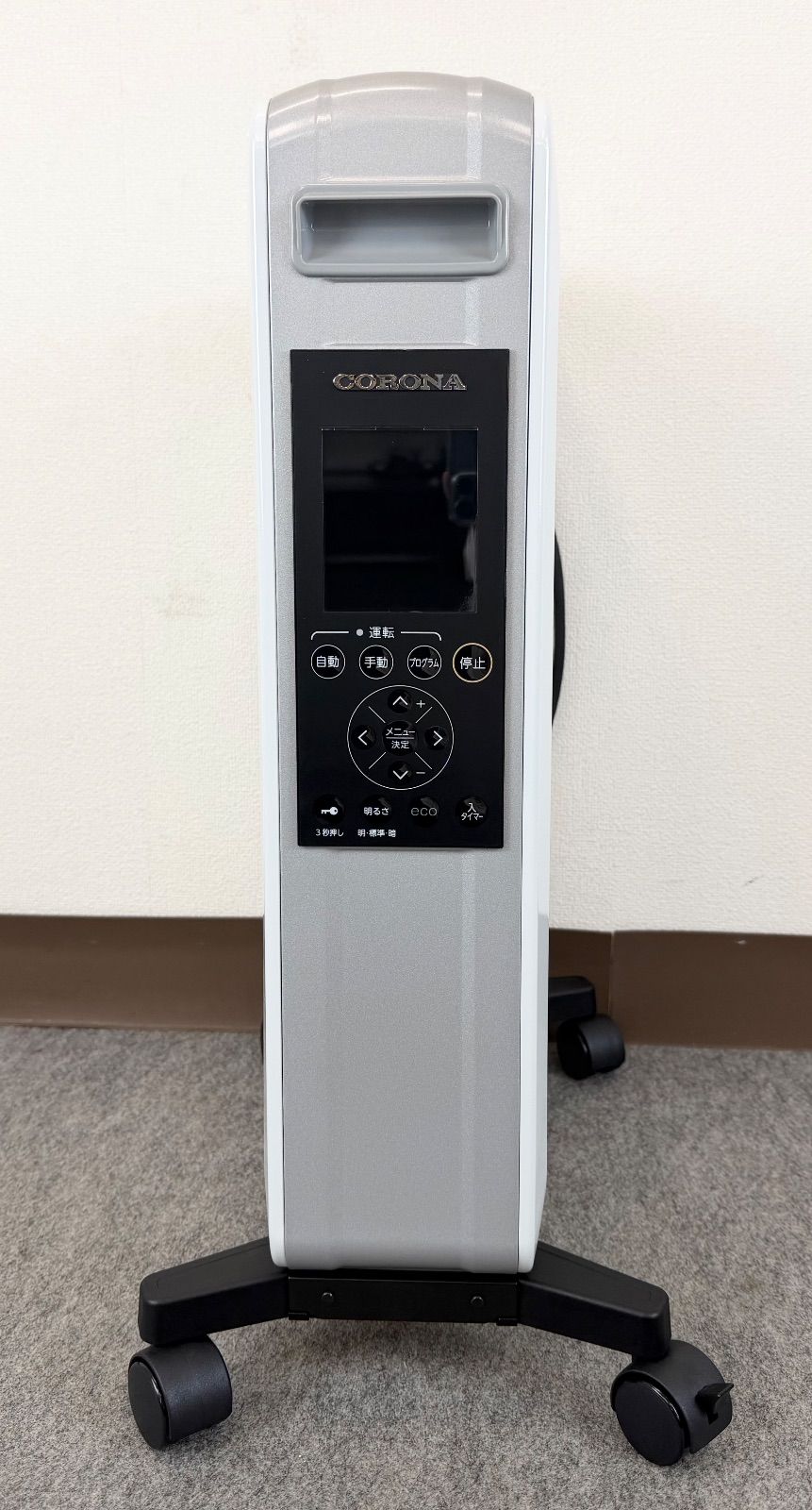 J16CA16 CORONA コロナ NOIL HEAT ノイルヒート オイルレスヒーター DHS-1219 2019年製 自然対流形電気暖房機