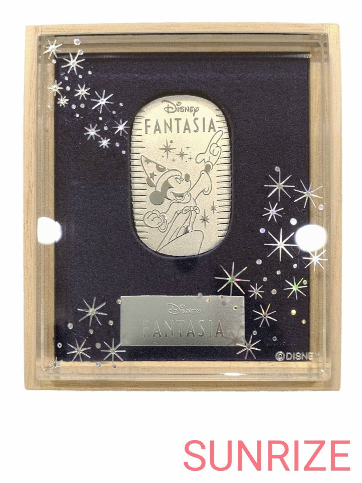 Pt999 ディズニー FANTASIA ファンタジア 85周年 ミッキー 純プラチナ